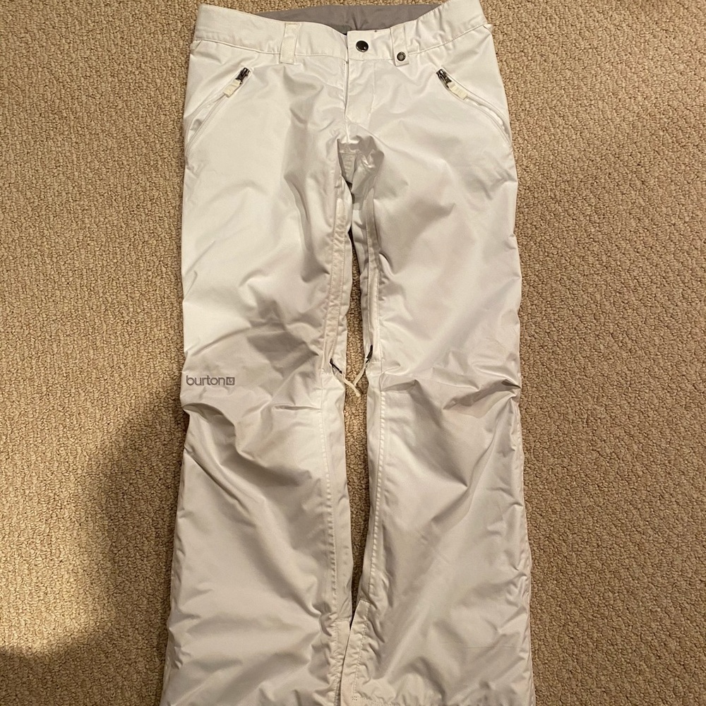Burton women’s white snow pants size small
